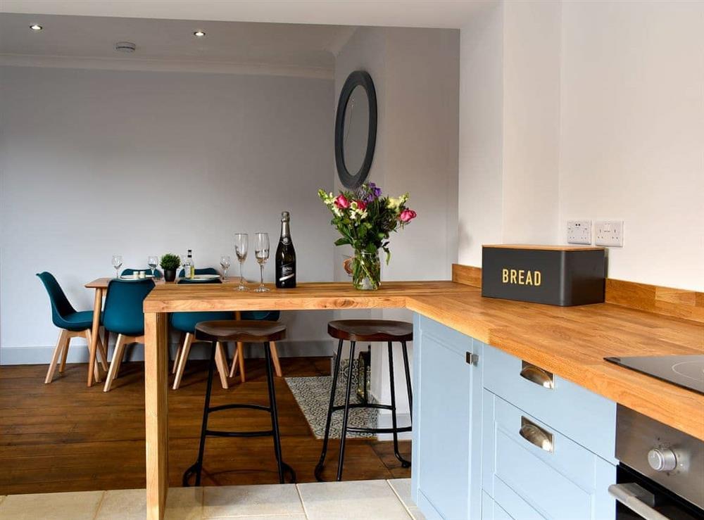 Practical open plan kitchen/dining room at Florence Cottage in Hunstanton, Norfolk