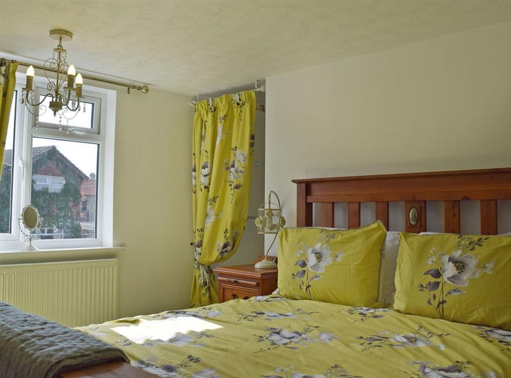 Charming double bedroom at Florence Cottage in Pakefield, near Lowestoft, Suffolk