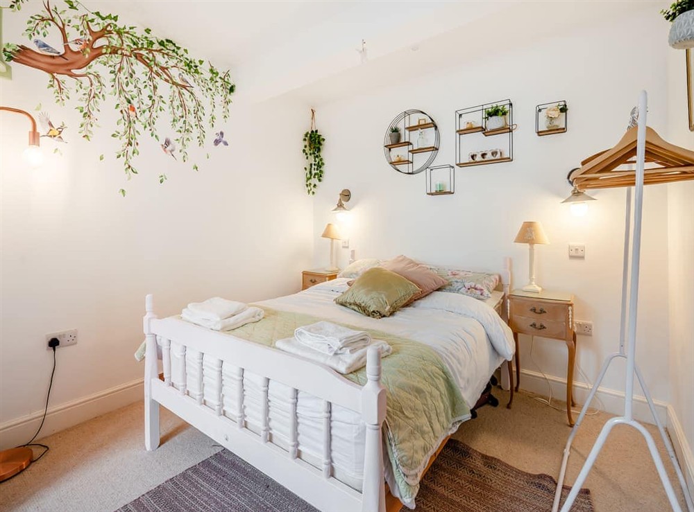 Double bedroom at Florence Cottage in Sturminster Newton, near Dorset, England