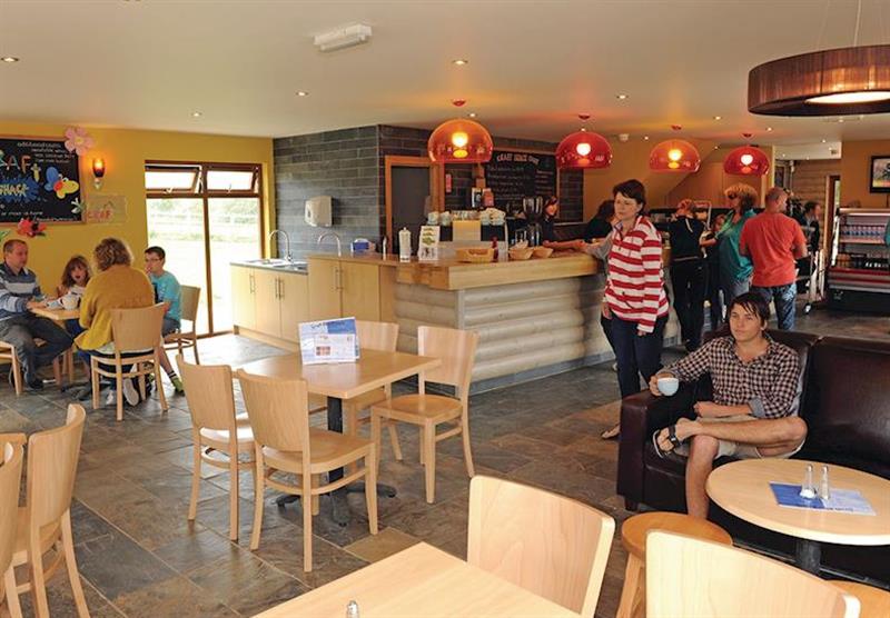 The cafe at Florence Springs Lakeside Lodges in St Florence, Tenby