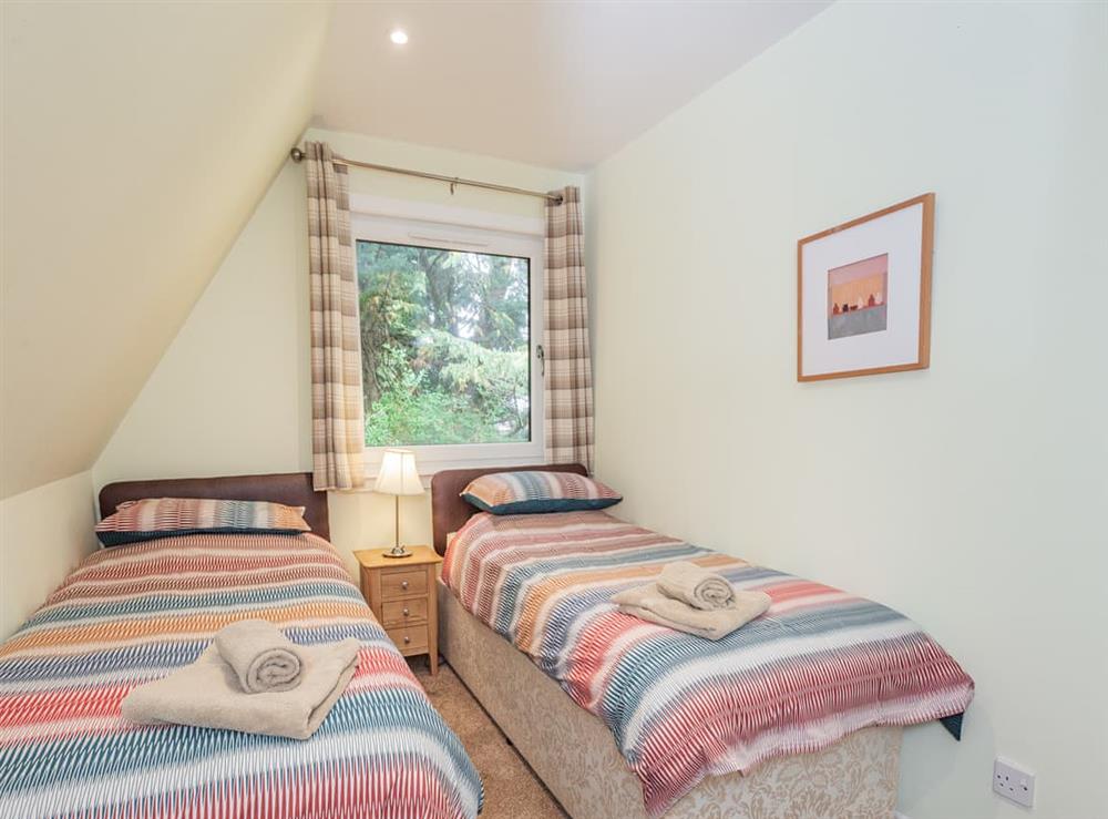 Twin bedroom at Gorse Lodge, 