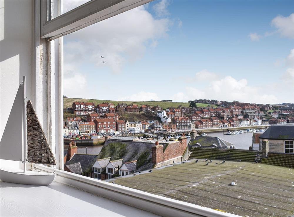 View from the living room at Flowergate House in Whitby, North Yorkshire