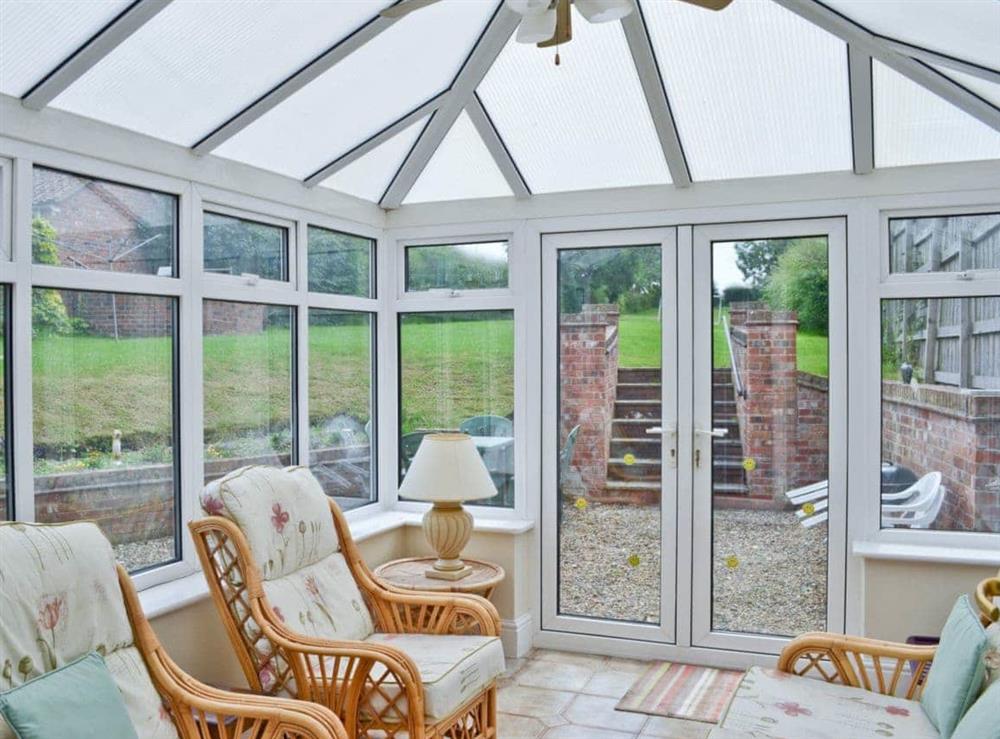 Conservatory at Flowery Bank in Broughton, near Malton, North Yorkshire