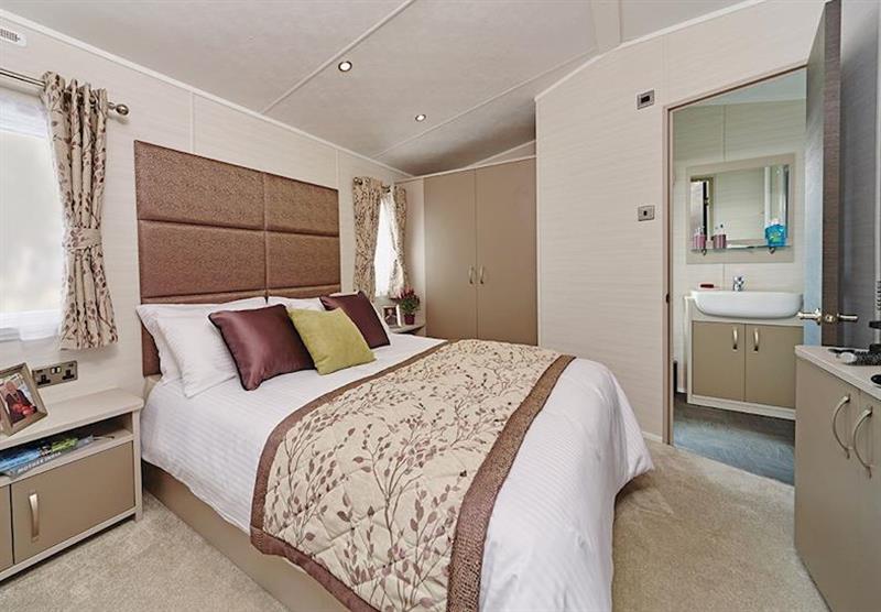 Double bedroom in a Eamont Premier at Flusco Wood in Flusco, Nr Penrith