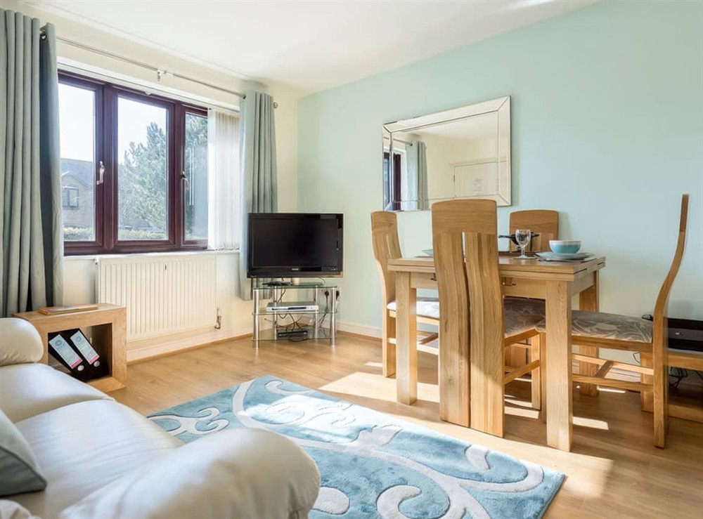 Living room/dining room at Flutes in Poole, Dorset