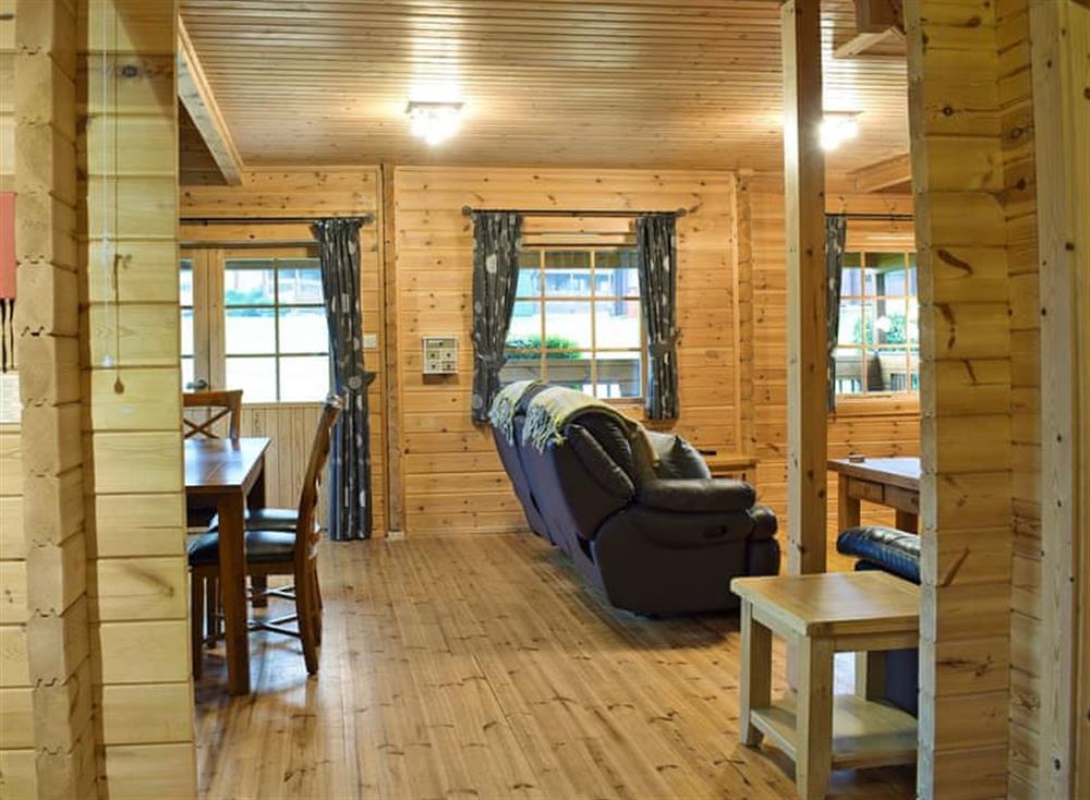 Beautifully presented open plan living space (photo 3) at Flynns Lodge in Llanbedr, near Harlech, Gwynedd