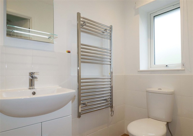 The bathroom at Folly View, Cambrose near Illogan