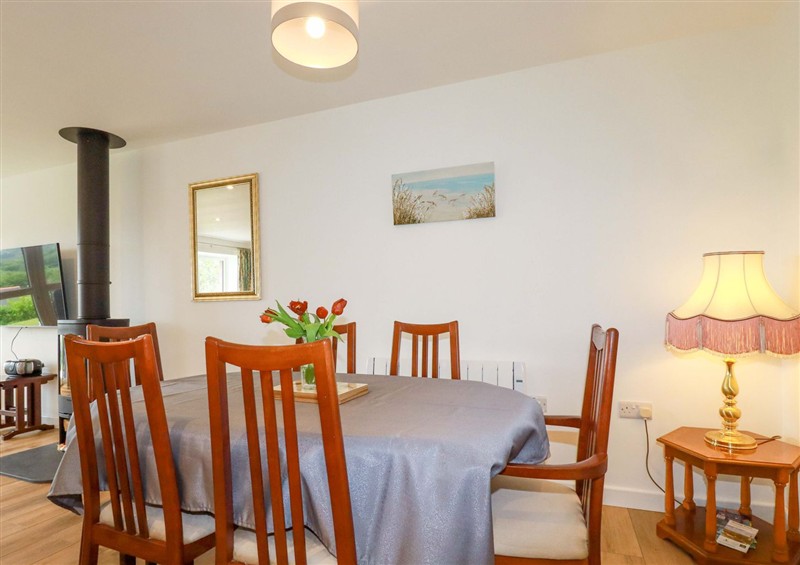The dining room at Folly View, Cambrose near Illogan
