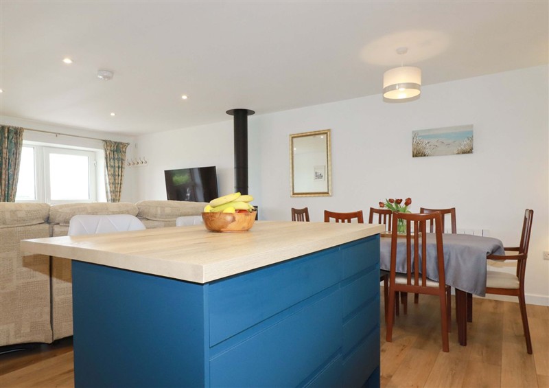 This is the kitchen at Folly View, Cambrose near Illogan