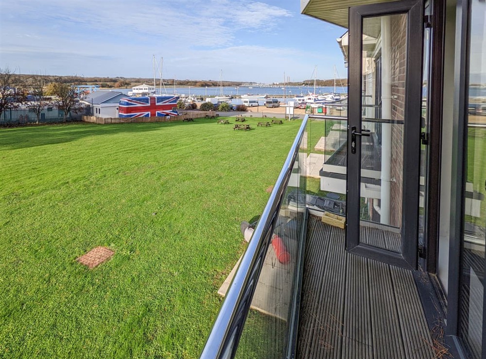 Balcony at Folly View in Newport, Isle of Wight