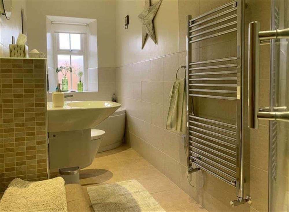 Shower room at Folly View in 