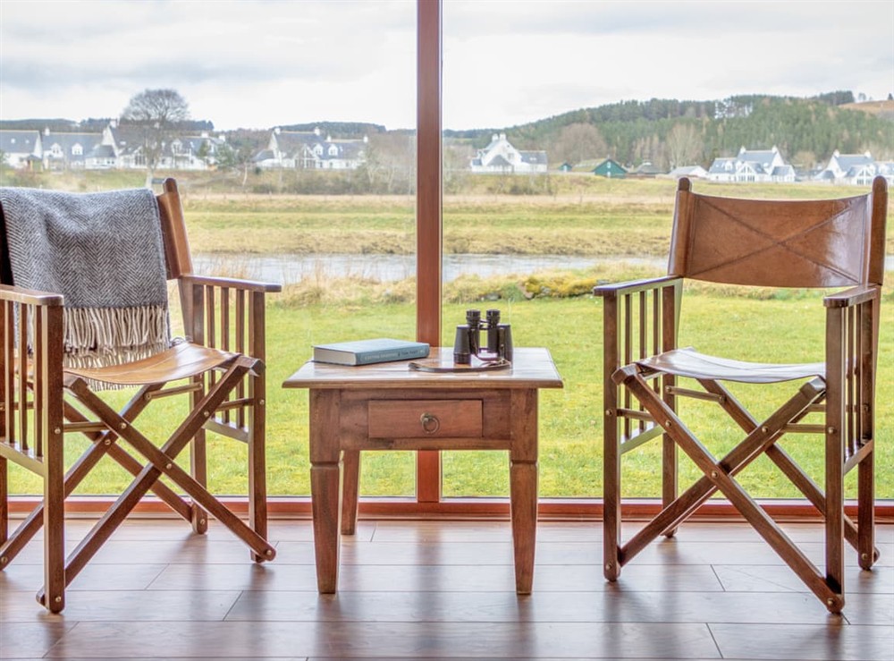 Living area at Ford Cottage in Banchory, Aberdeenshire