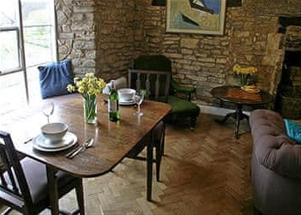 Living room/dining room at Ford Cottage in Freshford near Bath, Somerset