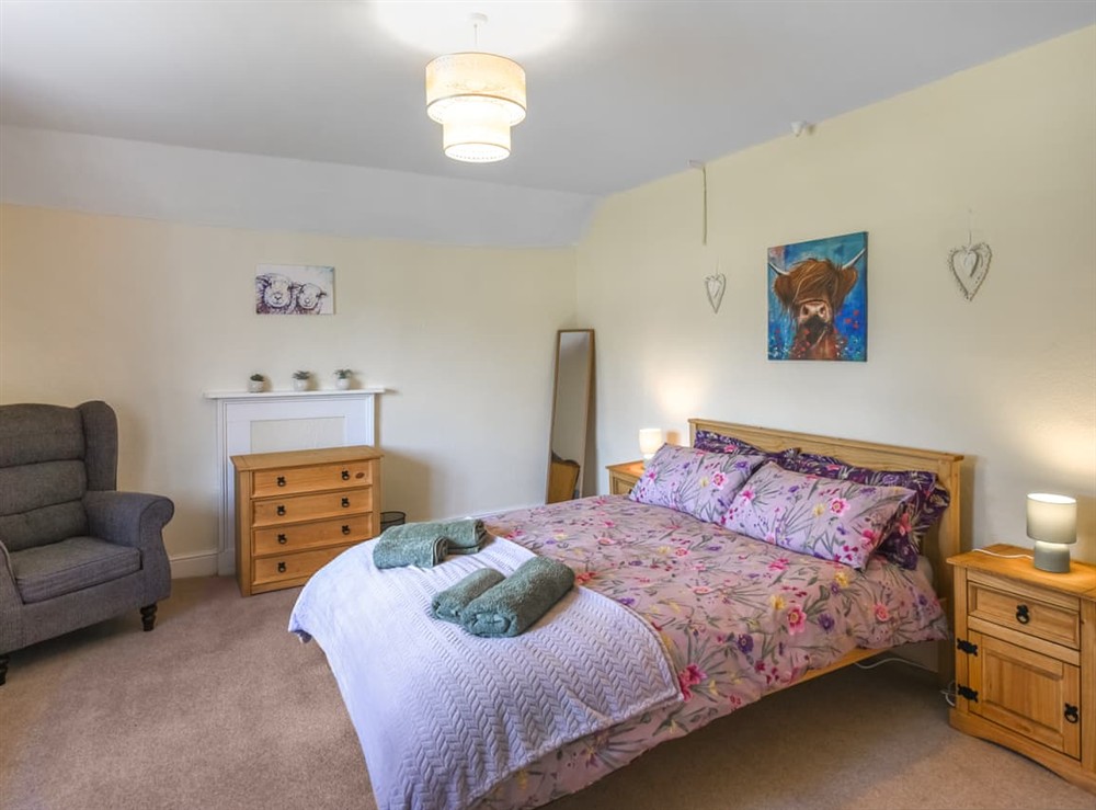 Double bedroom at Ford Farm in Leominster, Herefordshire