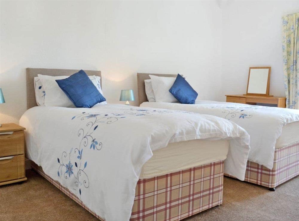 Twin bedroom at Ford Farmhouse in Milton, near Tenby, Dyfed