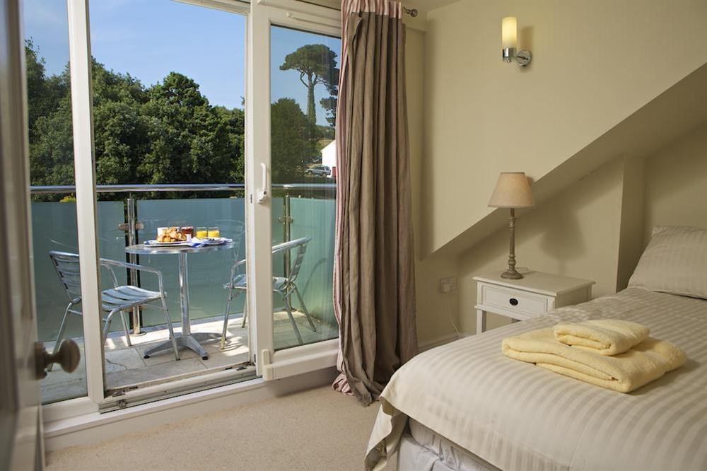 Balcony accessed from the double room (photo 2) at Fordlea in , Salcombe