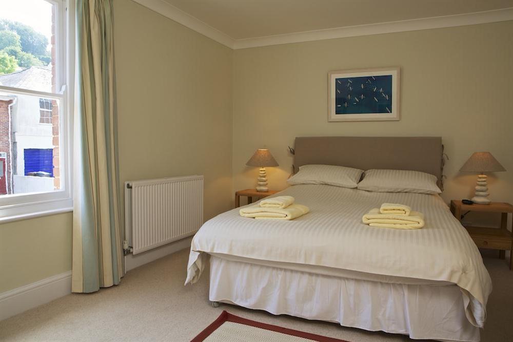 Master bedroom with king size bed at Fordlea in , Salcombe