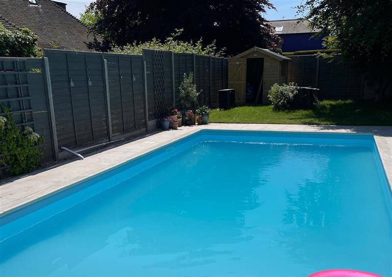 There is a swimming pool at Foreland Cottage, St Peters