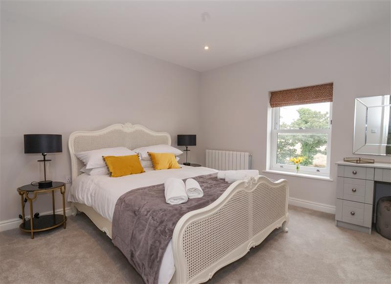 One of the 4 bedrooms at Foremans Cottage, Winestead near Withernsea