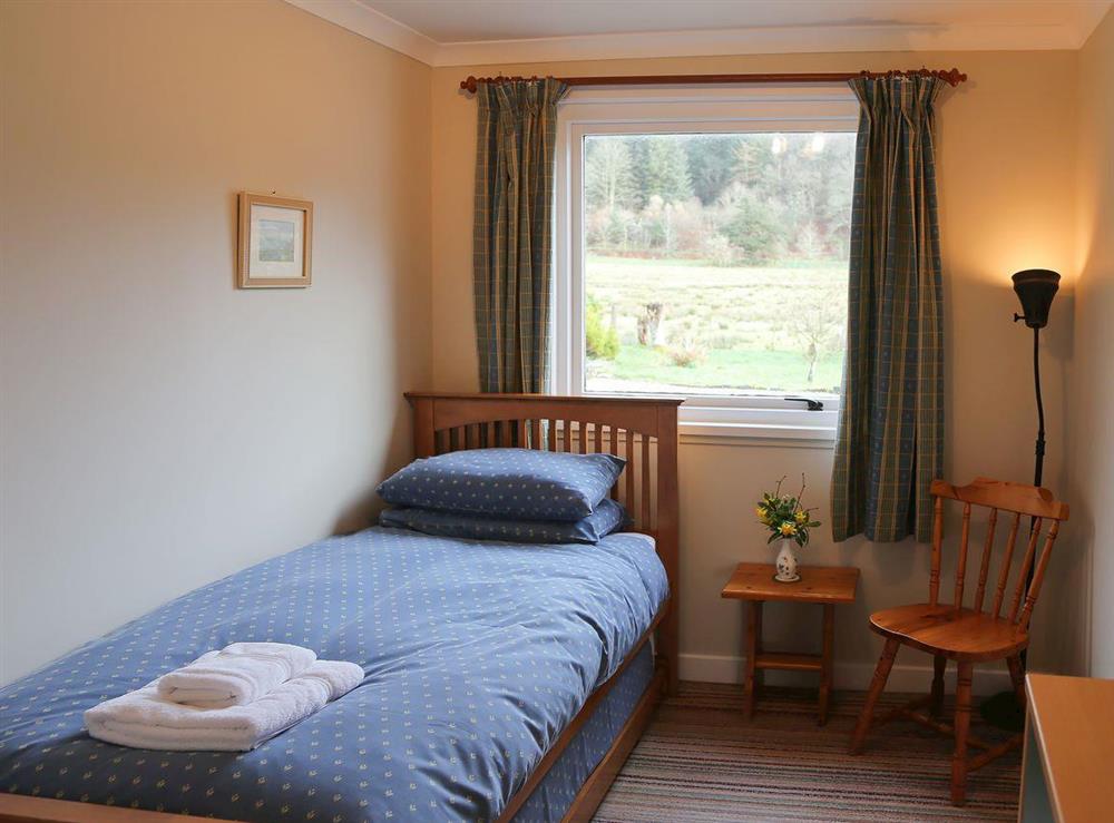 Cosy and welcoming single bedroom at Forest Cottage in Ardmaddy Castle, Nr Oban, Argyll., Great Britain