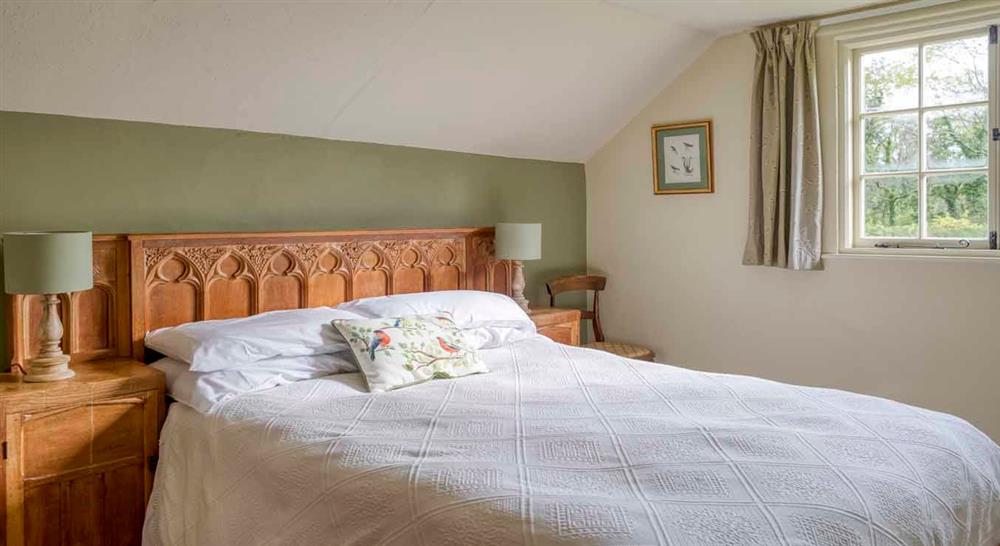 The double bedroom at Forest Cottage in Exeter, Devon