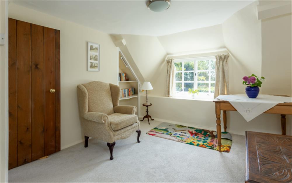 The living area at Forest Cottage in Pilley