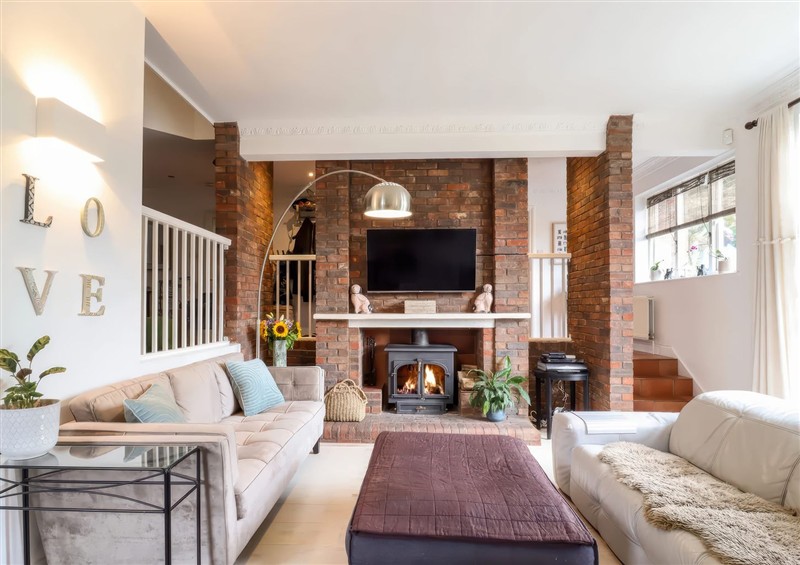 The living area at Forest Getaway, Burnham Beeches near Farnham Common