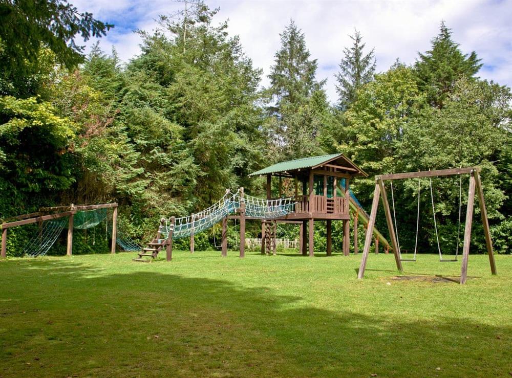 Children’s play area (photo 2) at Forest Glade Lodge in Lanlivery, Cornwall