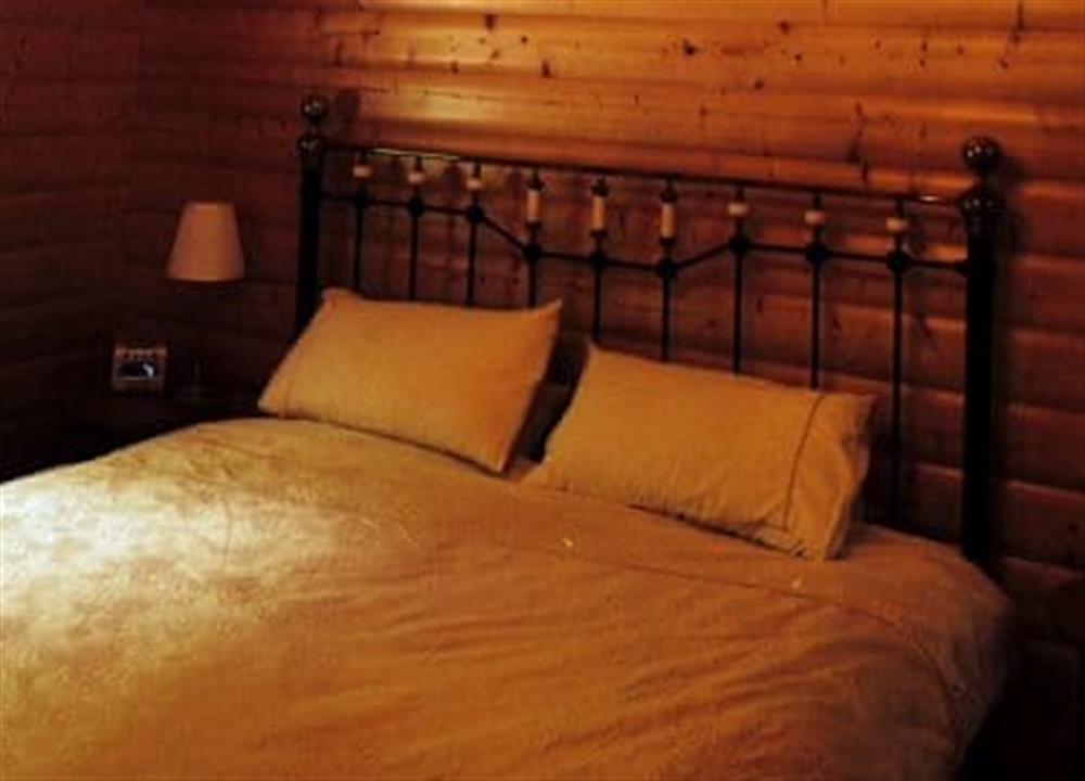Double bedroom at Forest Lodge in Kenwick Woods, near Louth, Lincolnshire