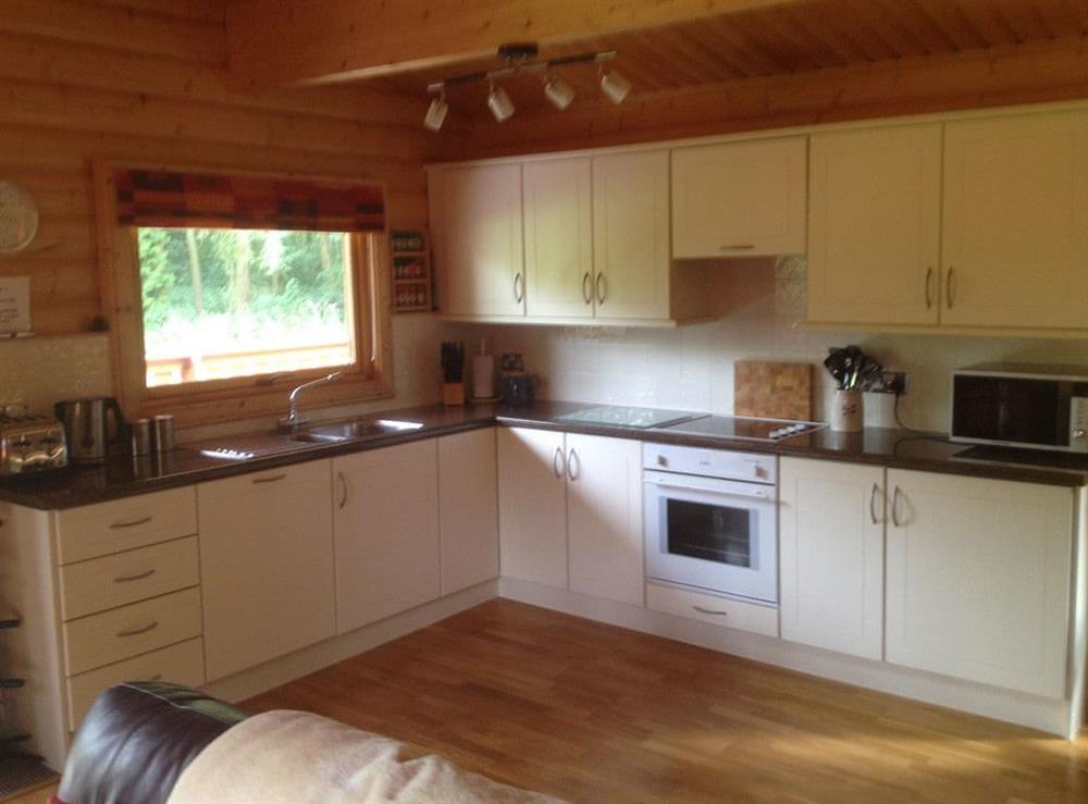 Kitchen at Forest Lodge in Kenwick Woods, near Louth, Lincolnshire