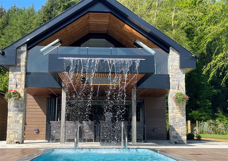 There is a pool at Forest Lodge, Pontyclun