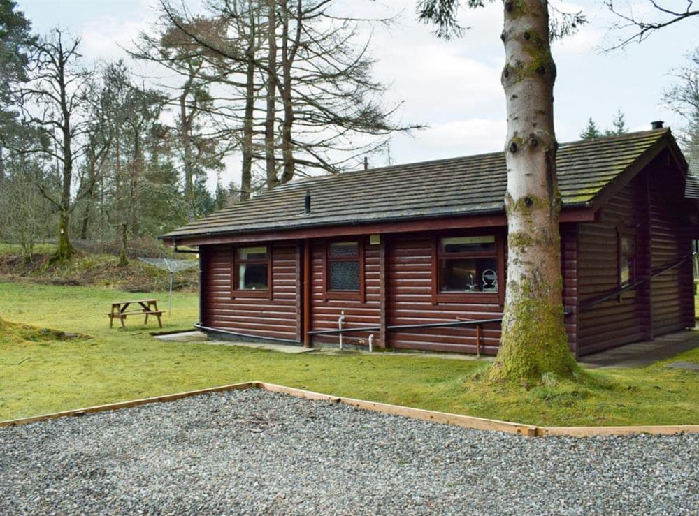 Private parking for 2 cars at Forest View in Strathyre, near Callendar, Perthshire