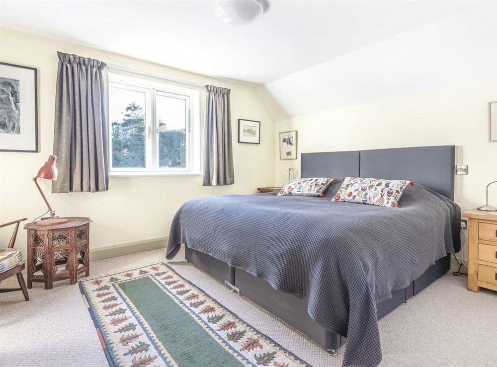 Double bedroom at Foretop in St Just in Roseland, Cornwall