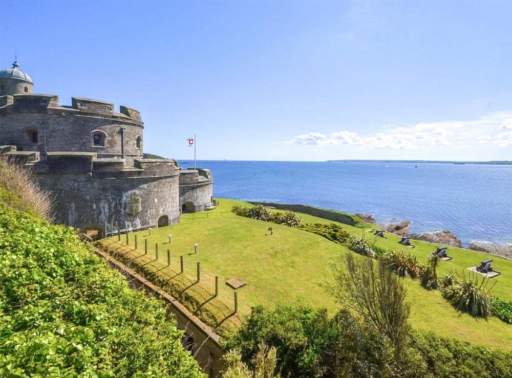 St Mawes Castle at Foretop in St Just in Roseland, Cornwall