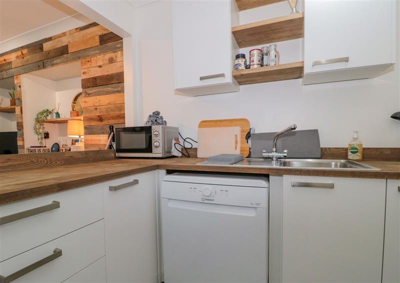 This is the kitchen at Forever Summer, Lymington