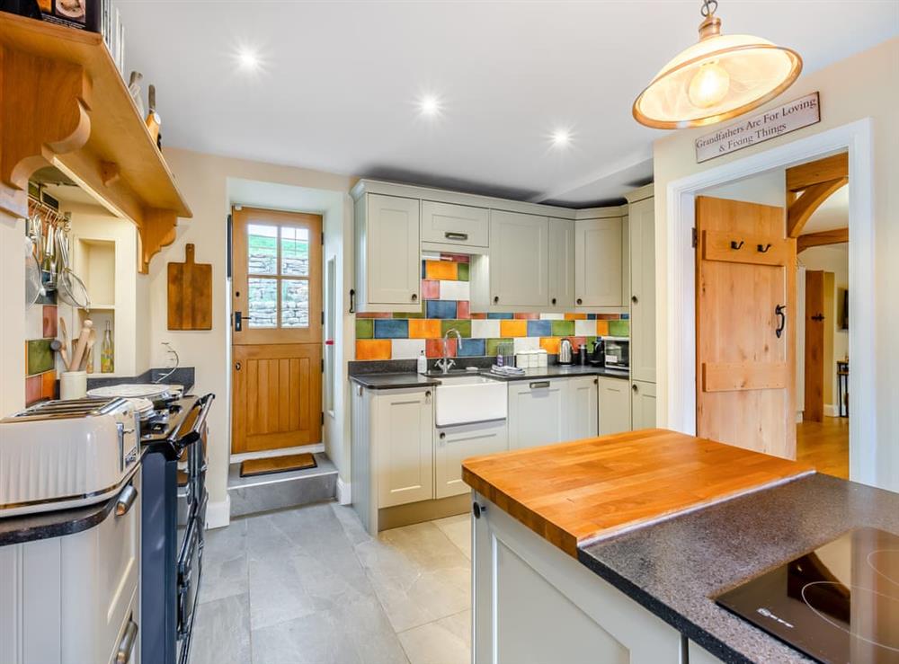 Kitchen at Forge Cottage in Carlton, near Leyburn, North Yorkshire