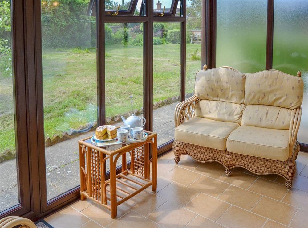 Light and airy conservatory at Forge Cottage in Norwich, Norfolk