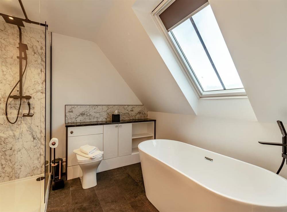 En-suite at Forge Cottage in Scaling Dam, near Whitby, Cleveland