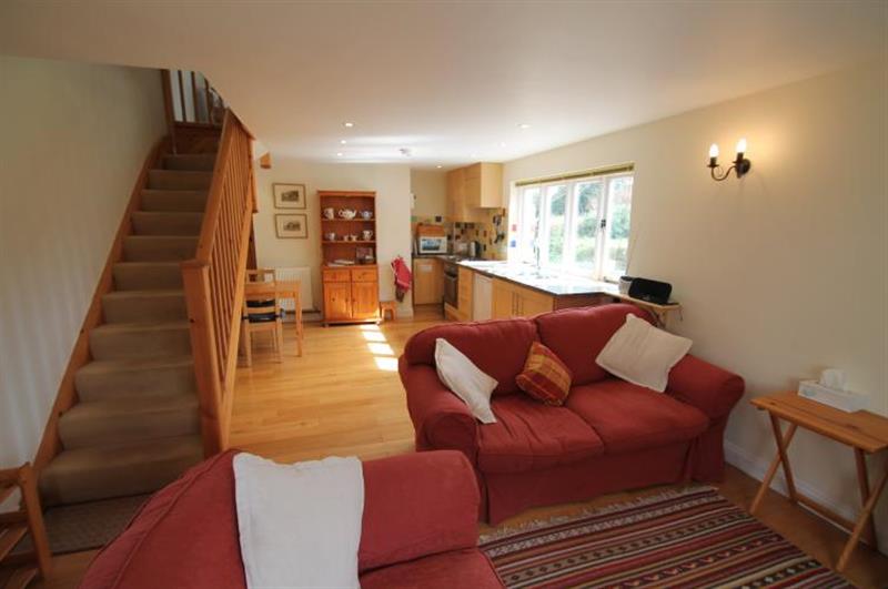 Living room at Forge Cottage, Wootton Courtenay
