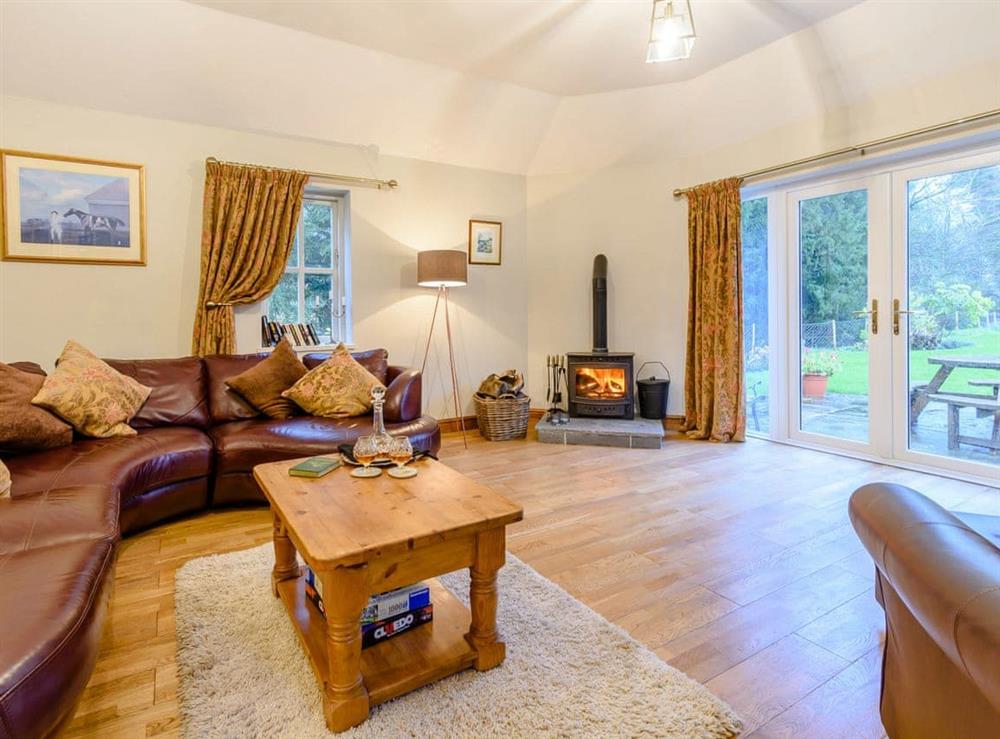 Living room at Forge Gardens in Thornton Le Dale, near Pickering, North Yorkshire