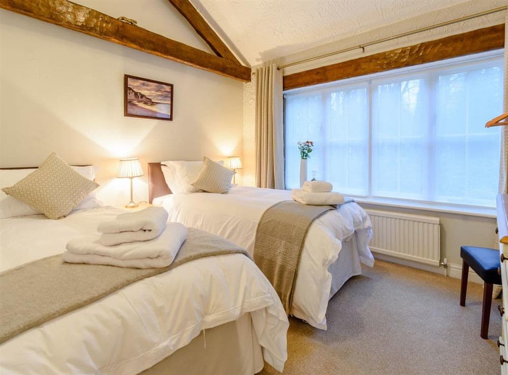 Twin bedroom at Forge Gardens in Thornton Le Dale, near Pickering, North Yorkshire