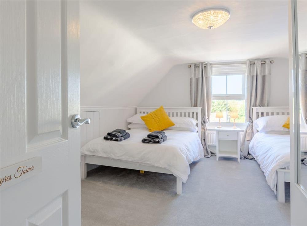 Twin bedroom at Forge House in Rye,  Sussex, England