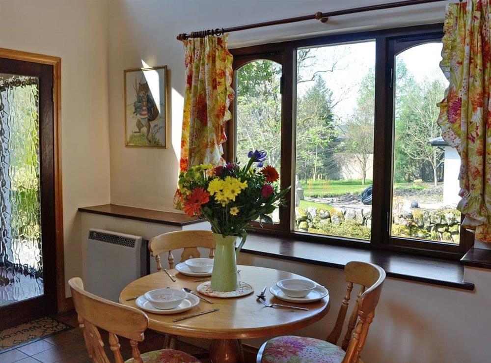Dining Area at Forge Mill Cottage in Dalbeattie, Kirkcudbrightshire