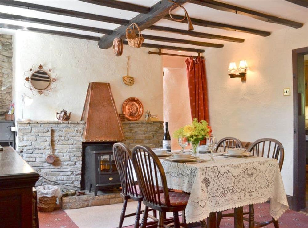 Dining Area at Forget-me-not Cottage in New Radnor, near Hay-on-Wye, Powys