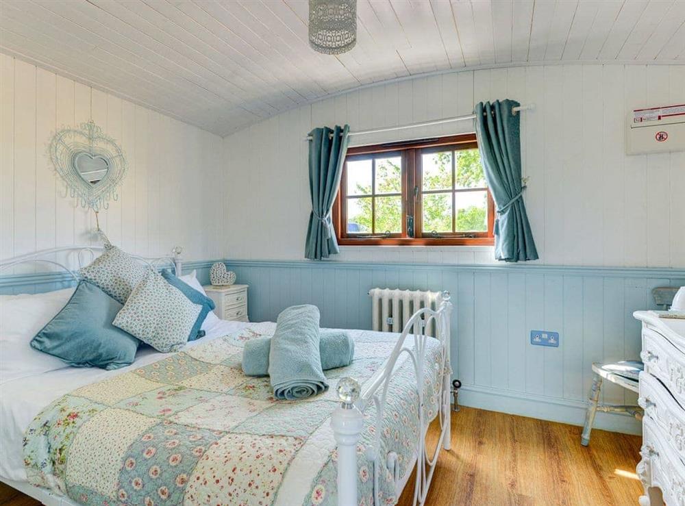 Double bedroom at Forget Me Not French Roulotte in Worthing, West Sussex
