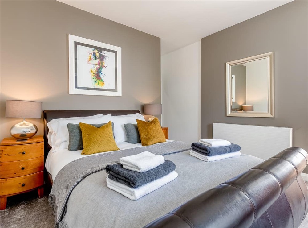 Double bedroom at Formans Lodge in Musselburgh, East Lothian
