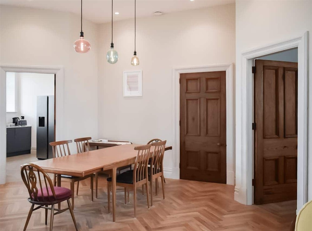 Dining room at Former Methodist Church in Airton, near Malham, North Yorkshire