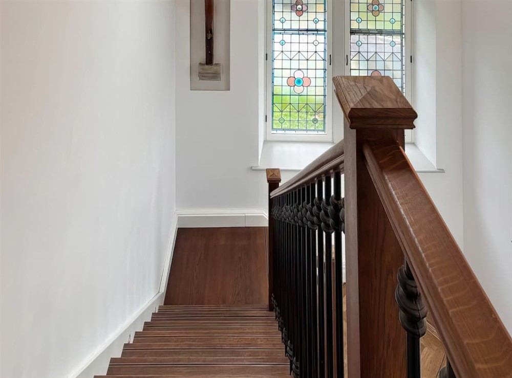 Stairs at Former Methodist Church in Airton, near Malham, North Yorkshire