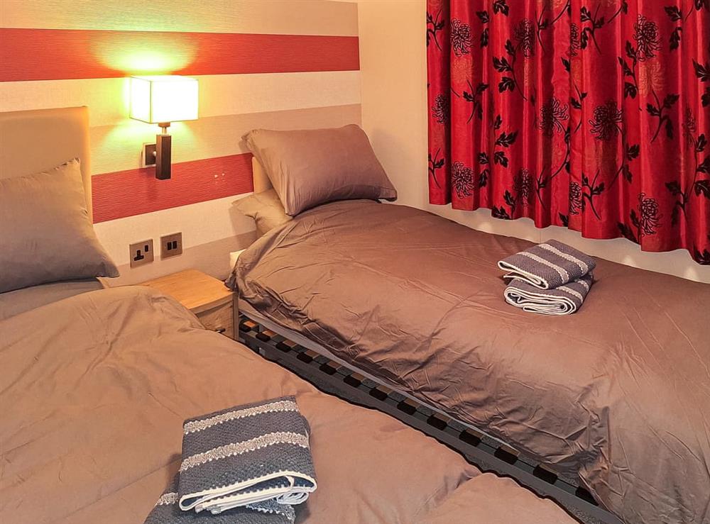 Twin bedroom at Forrest Lodge in Moota, near Cockermouth & North Lakes, Cumbria