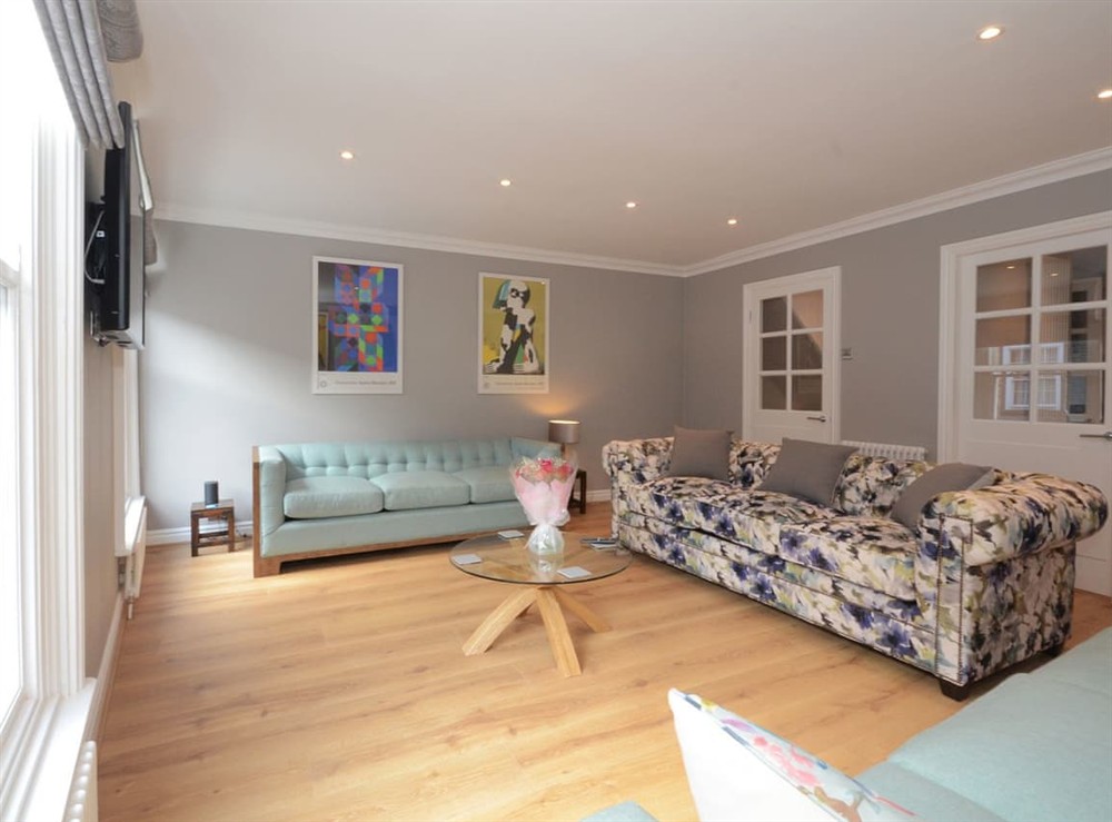 Living room at Fossgate in York, North Yorkshire